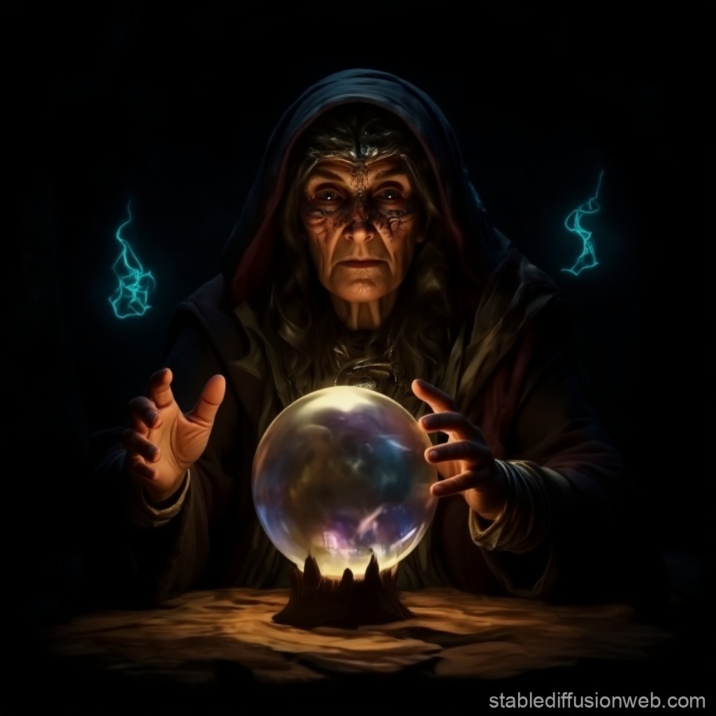 Die Hexe Haja zeigt ihr Seelenmal