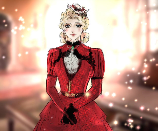 Marina in ihrer Villa