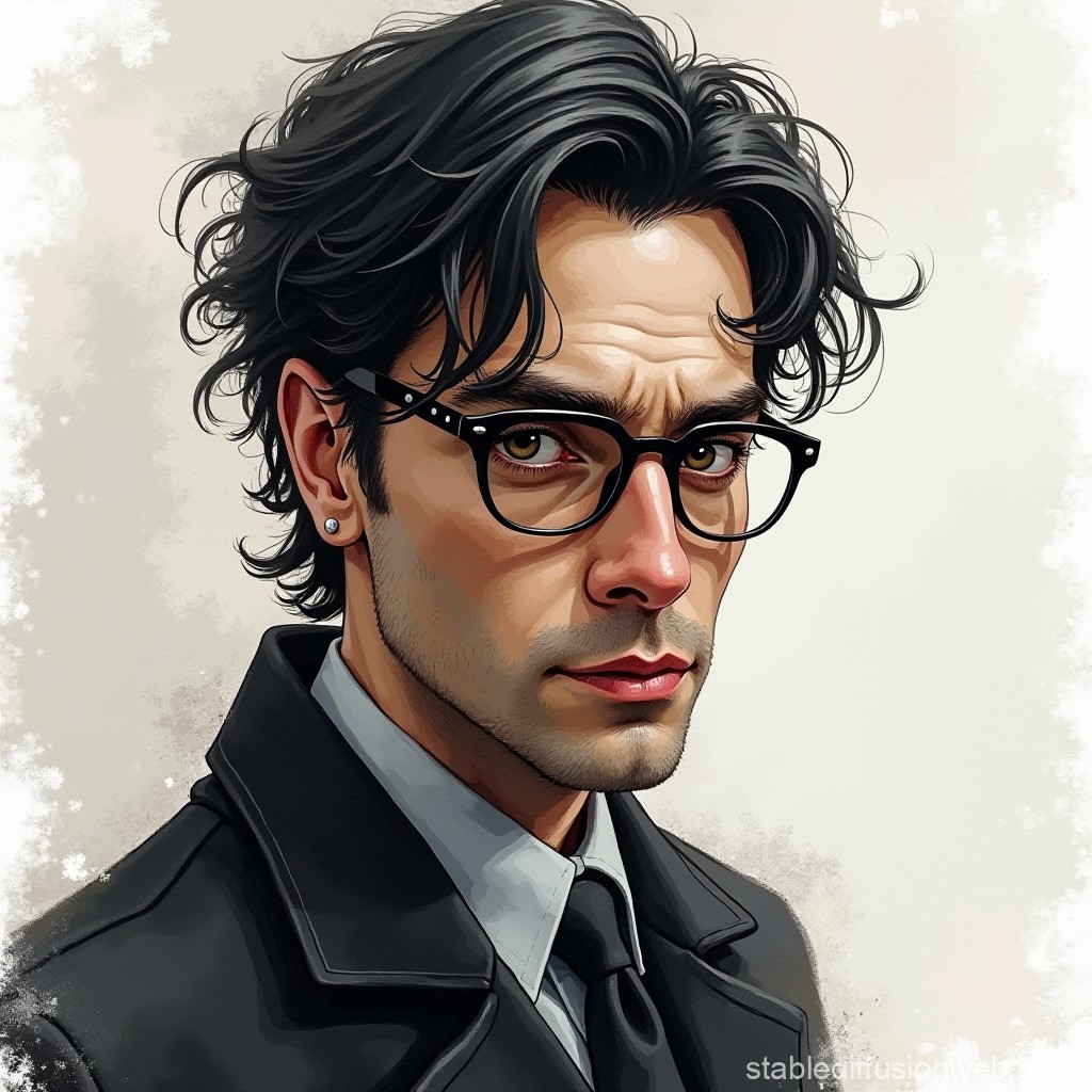 Hans auf einer Feier