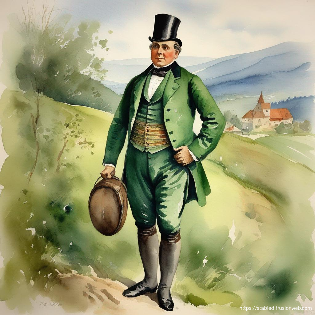 Erich auf der Wanderung