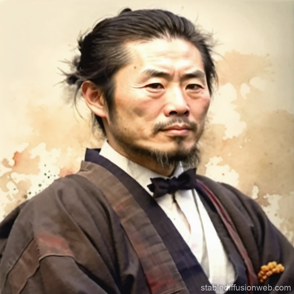 Mori vor einem einem dipplomatischen Treffen