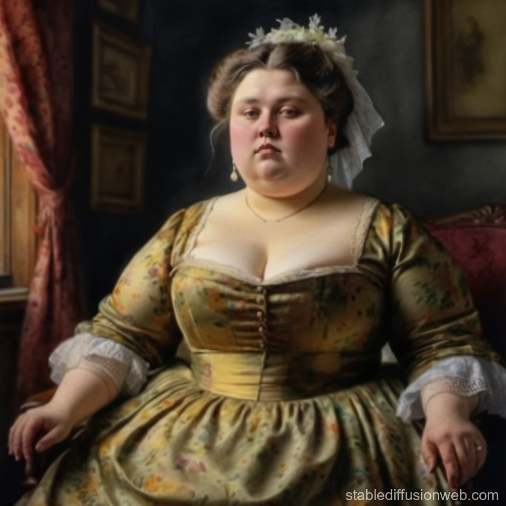 Fürstin Agnes in ihrem Gemach